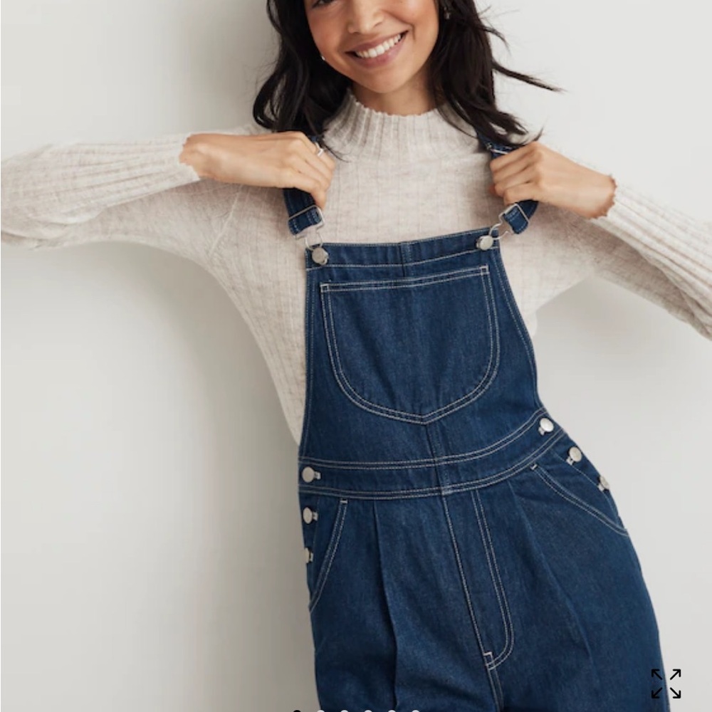 Madewell Dark Blue Women's Jeans Overalls